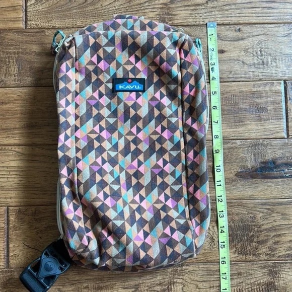 Kavu Switch Slinger Rope Bag Sling Pack Crossbody Strap 100% Cotton Canvas - Picture 9 of 11